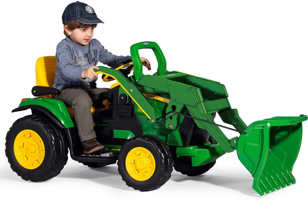 Tractor Electrico Excavadora John Deere Cargador Ground Loader 12v